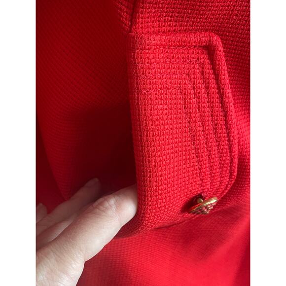 Vintage Red Coat Textured Buttons Union Tag - Picture 8 of 11